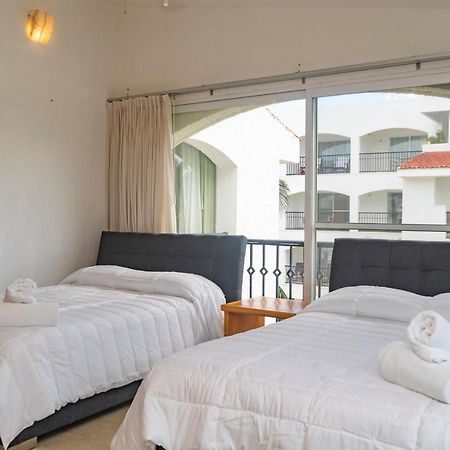 Oceanfront Condo At Voted Best Cancun Sandy Beach Bagian luar foto