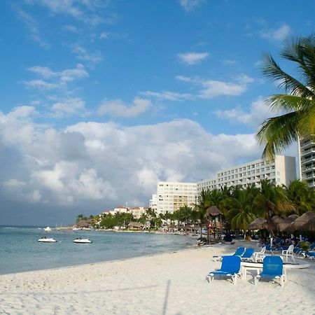 Oceanfront Condo At Voted Best Cancun Sandy Beach Bagian luar foto