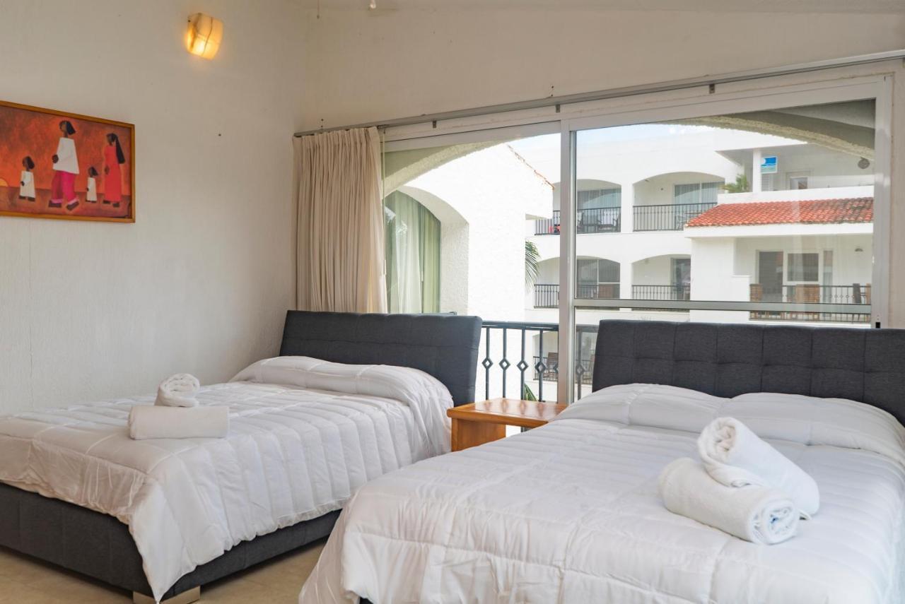 Oceanfront Condo At Voted Best Cancun Sandy Beach Bagian luar foto